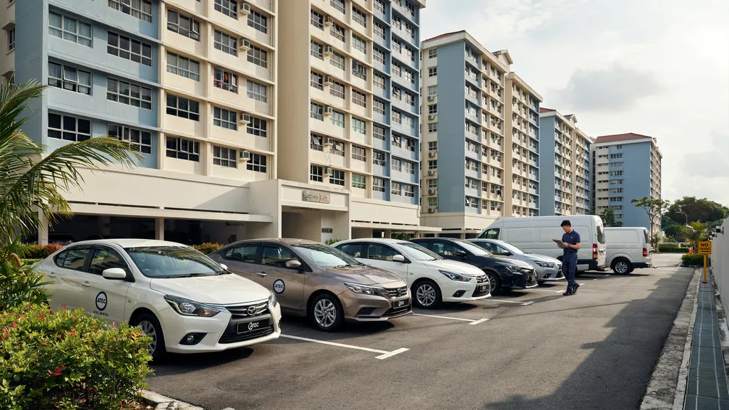Luxury car rental and leasing fleet